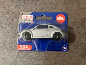 Siku 1550 VW The Beetle 1:87 scale silver 100 years sieper VW Beetle Volkswagen - Picture 1 of 2