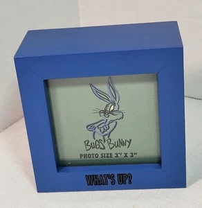 Marco de fotos vintage 1994 Warner Bros Looney Tunes dibujos animados Bugs Bunny 4X 4   - Imagen 1 de 4