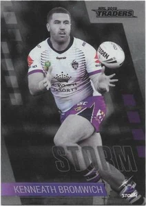 2019 Nrl Traders Platinum Parallel (PS065) Kenneth BROMWICH Storm - Picture 1 of 1