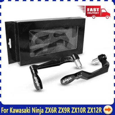 US Brake Clutch Levers Protector Guard Parts For Kawasaki Ninja 650 ZX6R ZX10R Foto 1 de 4