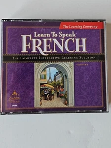 The Learning Company Learn to Speak French, Version 8.0, 4 CD set - Picture 1 of 7