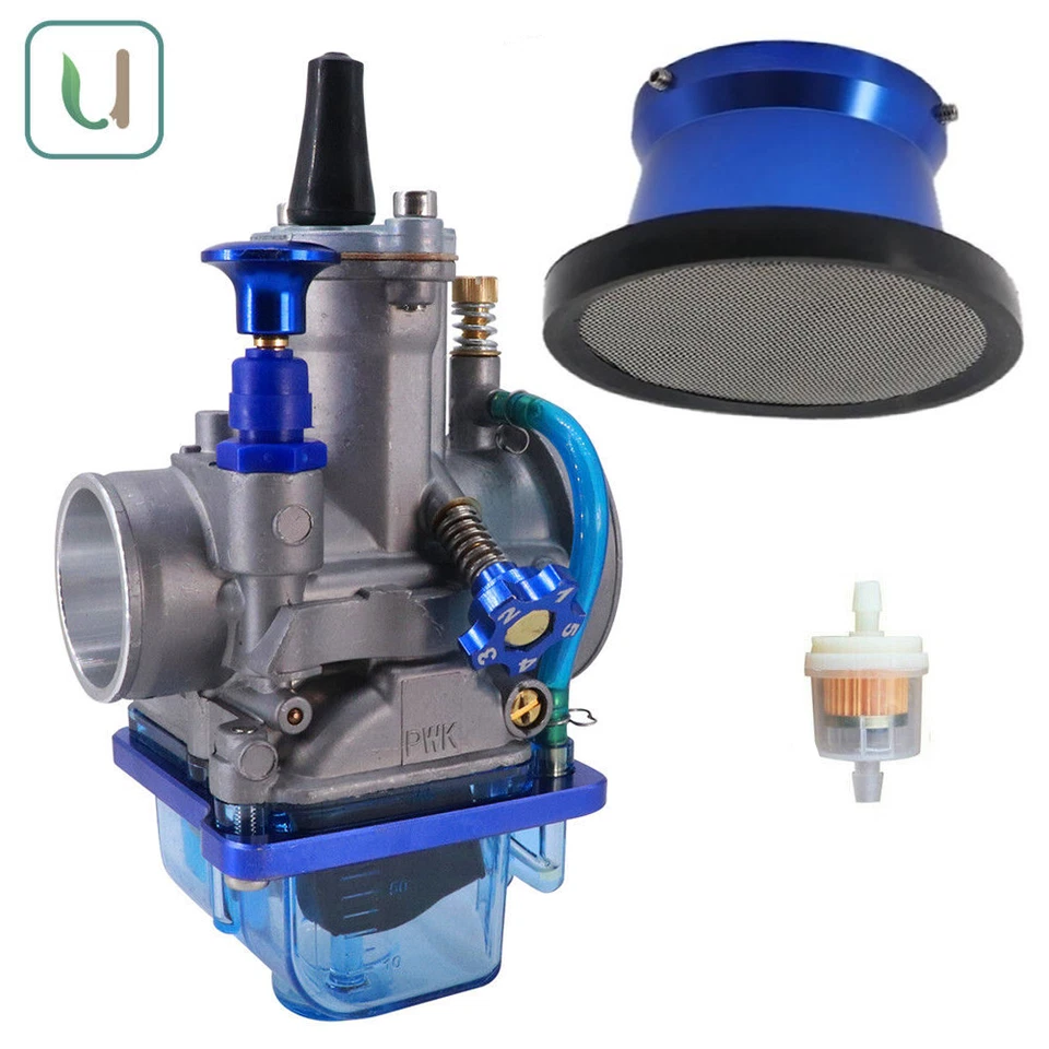 Carburador y filtro de aire para Kawasaki KX80 KX100 Suzuki RM80 Yamaha YZ80 YZ85 Foto 1 de 4