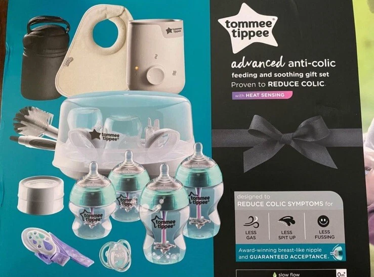 9 Tommee Tippee Advanced Anti Colic Newborn Baby Bottle 2 3m Nipples L8