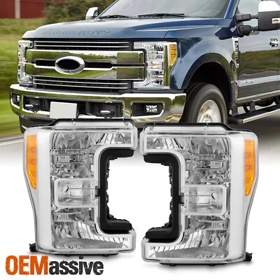 For 2017-2019 Ford F250 F350 F450 F550 Super Duty Headlights Light Lamps 17-19 - Image 1 of 4