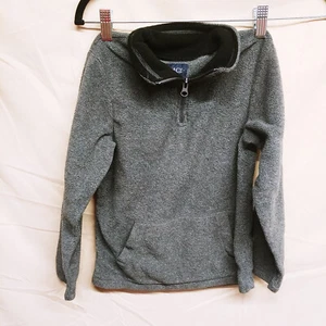 Place Kids Size S Small 5-6 Gray Fleece 1/4 Zip Pullover Jacket - Picture 1 of 19
