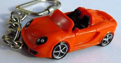 GIVE-A-WAY Schlüsselanhänger Porsche Carrera GT - 5,08 x 2,2 x 1,3 cm (Soft-PVC)