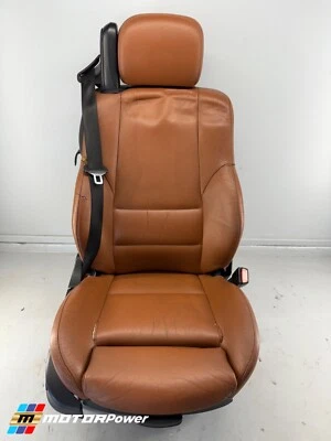 BMW E46 M3 2001-2006 convertible, asiento deportivo delantero derecho cuero canela M OEM Foto 1 de 4