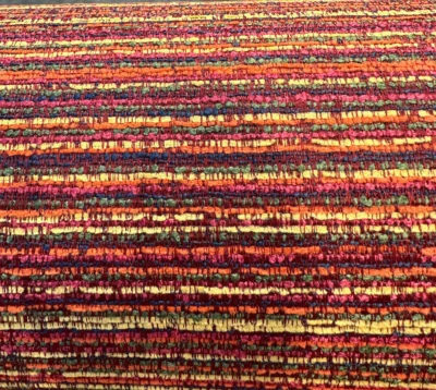Hollywood Stripe Calypso Valdese Chenille Upholstery Fabric By The Yard - Image 1 of 4