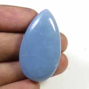 Owyhee Opal Smooth Pear Cabochon 38x21 mm Natural Blue Opal Gems 35Cts DIY OP-94 - Picture 1 of 9