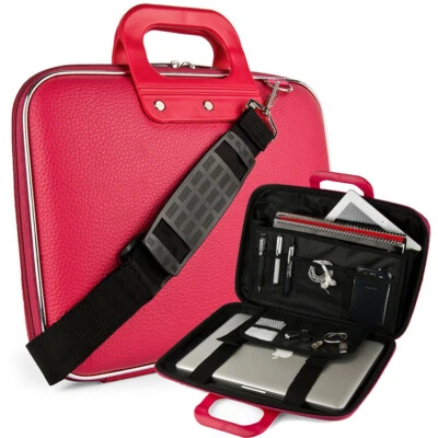 For 11" 12" Semi Hard Leather Laptop Bag For Samsung Galaxy S7+ / Galaxy Book 2 - Image 1 of 4