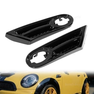 Side Indicator Repeater Scuttle Trim For BMW MINI R56 R57 R58 R59 Glossy Black - Picture 1 of 7