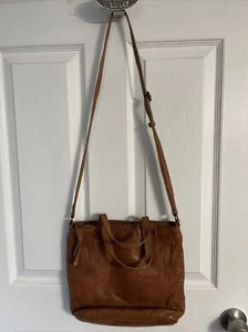 MARGOT Genuine Leather Shoulder Crossbody, 12 x 10 x 3", Double Handles ZIPPER - Picture 1 of 8