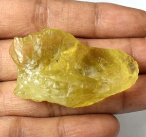 Unbehandelt Natürlich Zitrone Topas 78.50 Karat Heilsteine Grobem Zertifiziert - Bild 1 von 7