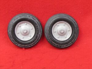 2 GOODYEAR 7.50-18 TIRES WITH RIMS  1/16 SCALE   TOY TRACTOR / TRAILER