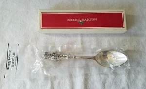 1980 Reed & Barton Christmas Silver Plate Spoon w/ Drummer Boy on Handle  - Picture 1 of 8