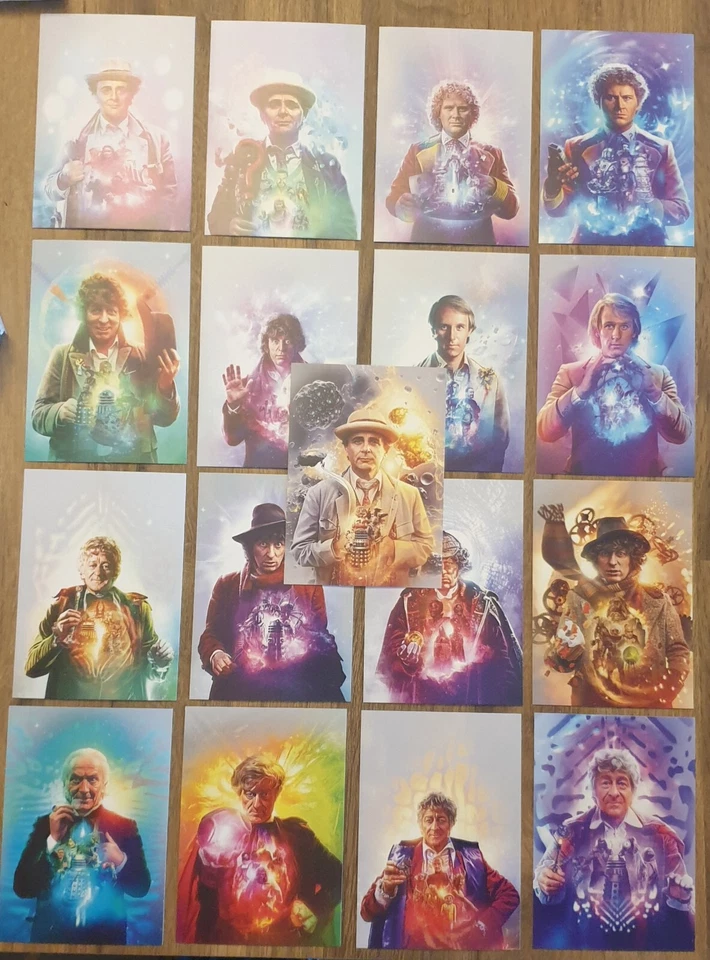 Doctor Who Collection Postcards X 17 Updated  - Image 1 of 1