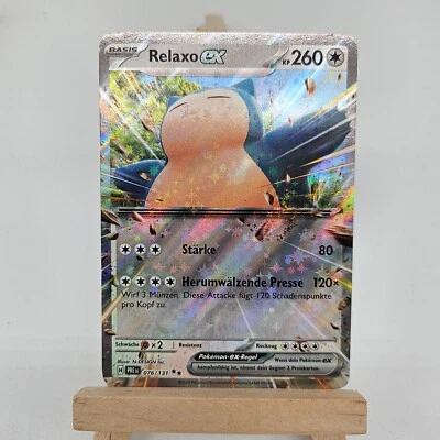 Pokemon Karte Relaxo EX 076/131 Prismatische Entwicklungen deutsch Near Mint - Bild 1 von 2