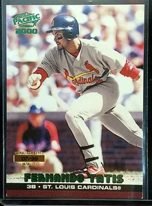 2000 PACIFIC # 360 FERNANDO TATIS GREEN PARALLEL 07/99 CARDINALS NRMT-MT - Picture 1 of 1