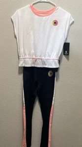 CONVERSE KIDS ALL STAR CHUCK TAYLOR SET T-SHIRT E LEGGINGS - Picture 1 of 9