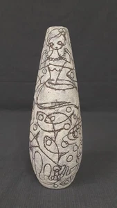 Vintage MCM Meerjungfrau Keramik Vase Filigran Adele Bolz Ruscha Keramik Germany Keramik - Bild 1 von 11