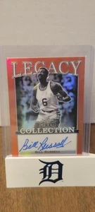 2022 Leaf Metal Legacy BILL RUSSELL ON CARD AUTO Orange 4/7 CELTICS LEGEND!! - Picture 1 of 4