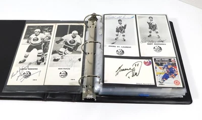Lote de (187) autógrafos surtidos de los isleños de Nueva York firmados por Bossy Potvin Trottier Foto 1 de 4