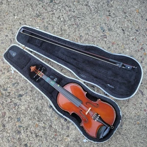 Knilling Sinfonia 3/4 Violin 19KT With Hard Case & Bow - Picture 1 of 16
