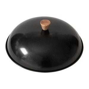 31-0066, 13.5-Inch Nonstick Steel Dome Lid for 14-Inch Wok Black - Picture 1 of 6