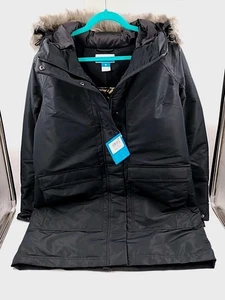 NUOVO parka donna Columbia Little Si II isolato - nero - taglia L (#D4-D2) - Foto 1 di 5
