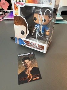 Jensen Ackles SUPERNATURAL Funko Pop! Hand-Signed - Autograph - SIGNED PurCon9 - Picture 1 of 13