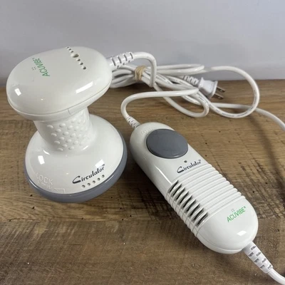 Acuvibe Portable Handheld Circular Shiatsu Body Massager Tested Vtg - Image 1 of 4