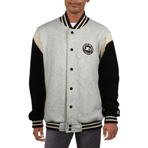 Starter Mens Gray Ribbed Trim Cotton Bomber Jacket XL BHFO 5645 - Picture 1 of 1