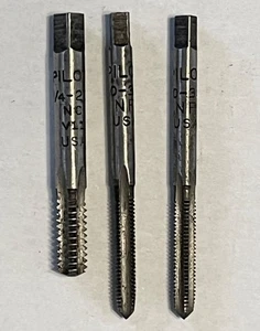 3 rubinetti manuali filettati per tubi pilota vintage, 1/4" e #10 - Foto 1 di 2