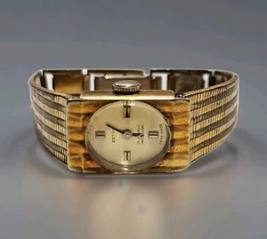 Reloj Incabloc Vintage Raro Suizo 1950 Zetus 17 Joyas Lleno de Oro Suizo Funcionando - Imagen 1 de 15