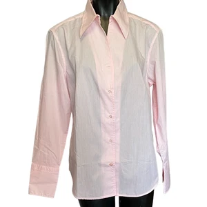 Ladies Office Shirt Blouse Sz 16 -Collared Long Sleeve -Soft Pink -Business Wear - Picture 1 of 7