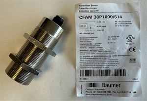 Baumer Kapazitiver Sensor / CFAM 30P1600/S14 / Neu ohne OVP - Picture 1 of 10
