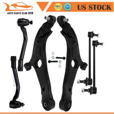 6pcs Front Lower Control Arm Ball Joint Tie Rod End Fits 2012-2014 Hyundai Azera - Изображение 1 из 4