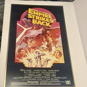 15x24” Star Wars Tin Empire Strikes Back Advertising Sign Poster On Metal - Picture 1 of 10