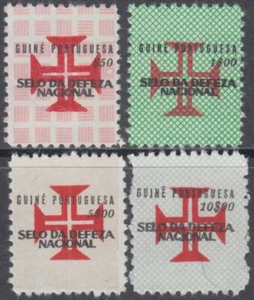 PORTUGUESE GUINEA Sc #RA9-12 CPL MNH SET of 4 - OFFICIAL POSTAL TAX STAMPS - Picture 1 of 1