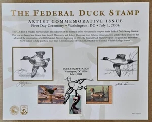 2004 Federal Duck Stamp *Artist Commemorative Issue* SIGNED and SEALED - Picture 1 of 4