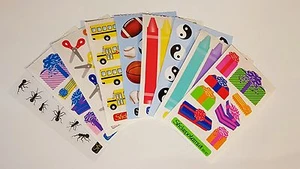 New ** STICKOPOTAMUS STICKERS - 2" x 3.25" SHEETS - (4 Sheets) ** You Choose - Picture 1 of 10