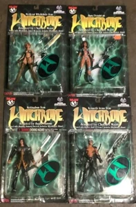 Witchblade Lot ( 4 Figures) W/Medieval Witchblade- Clayburn Moore Sara Pezzini - Picture 1 of 6