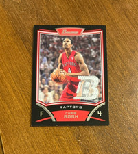 Chris Bosh 2008-09 Bowman Draft Picks Game Used Jersey BR-CB Raptors Heat HOF