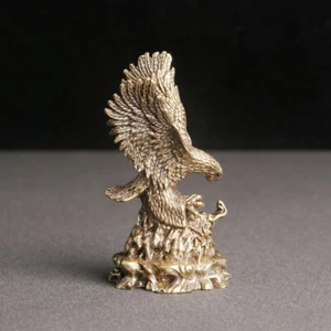 Hawk Eagle Spread Wings Statue Eagle Glede Figurine Home Decor Gift Ornaments - Picture 1 of 6