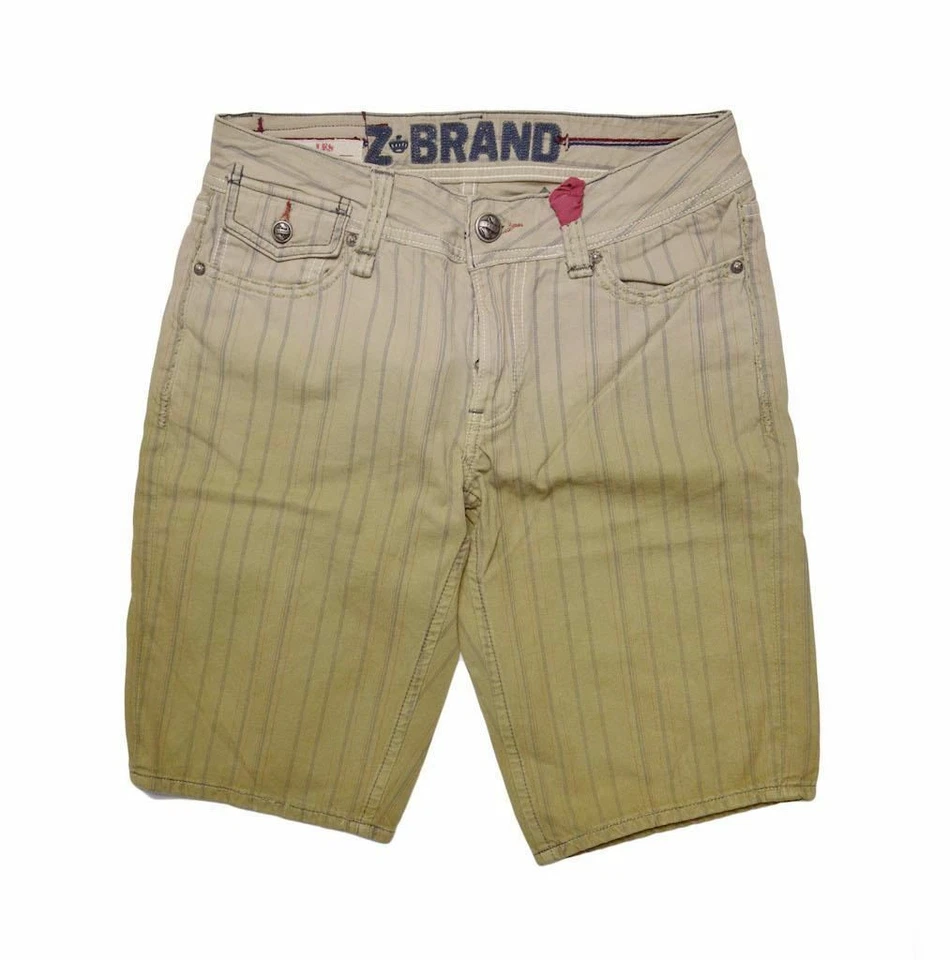 Z BRAND MEN'S SHORTS STRIPED PATTERN BRAND NEW CASUAL EVERYDAY SHORTS SAGE 29 - Image 1 of 2