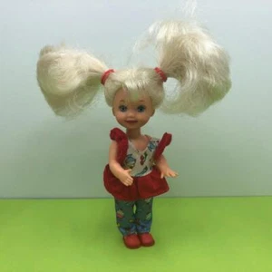 Vintage Barbie Child Kid Little Sister Kelly Shelly Eatin Fun Toddler Doll 1990s - Picture 1 of 5