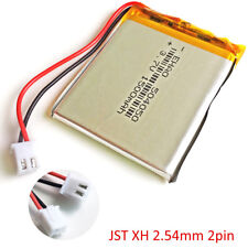 3.7V JST 2pin 2.54mm 1500mAh Lipo Li Polymer Rechargeable Battery For GPS 504050