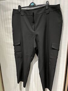 V By Very New Cargo Trousers Plus Size 26 Black 🖤