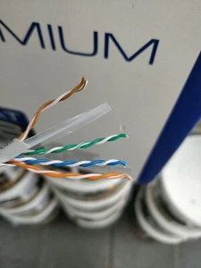 Cat6 LAN Kabel Innen UTP 23AWG VOLLKUPFER Ethernet PVC Netzwerkkabel Posten - Bild 1 von 3