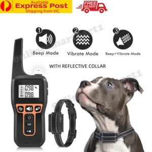 Wireless Dog Waterproof Vibration Sound Training Rechargeable Remote and Collar - Picture 1 of 14
